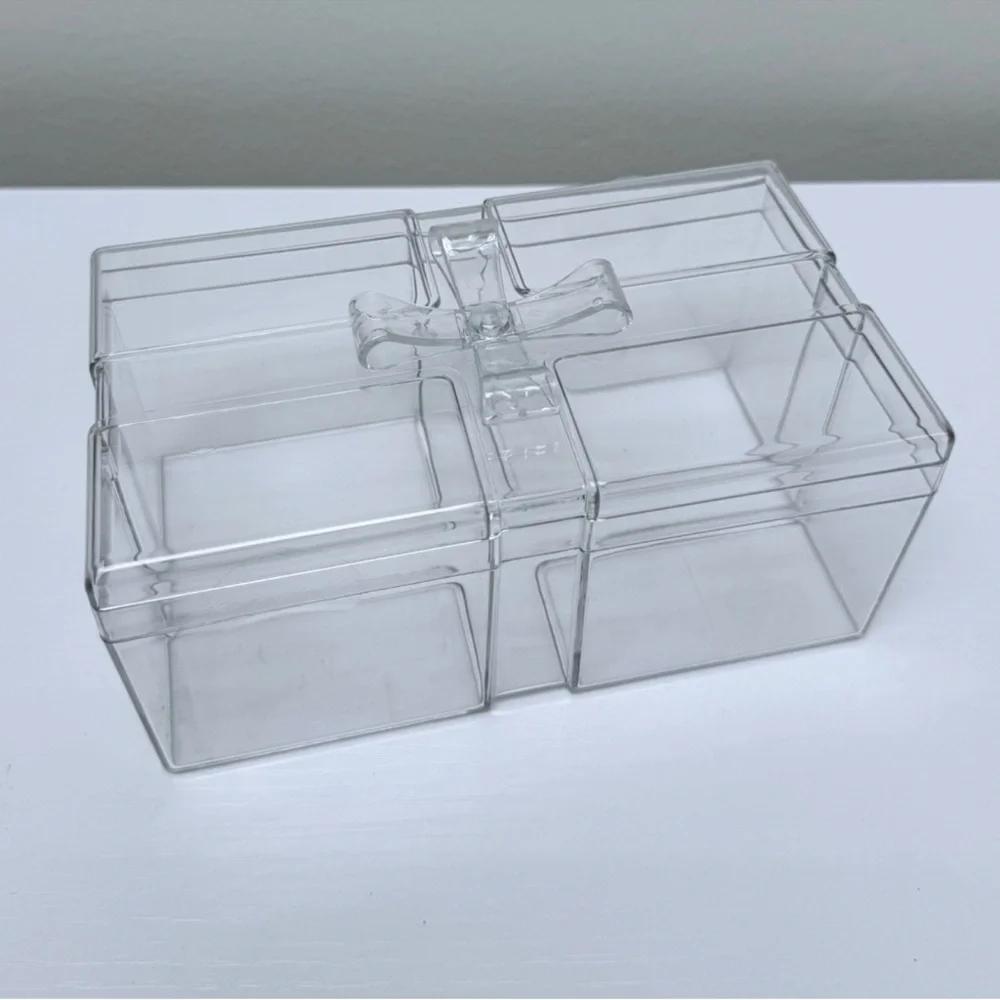 NEW Target Bullseye Playground Christmas 2025 Clear Acrylic Gift Box with Bow